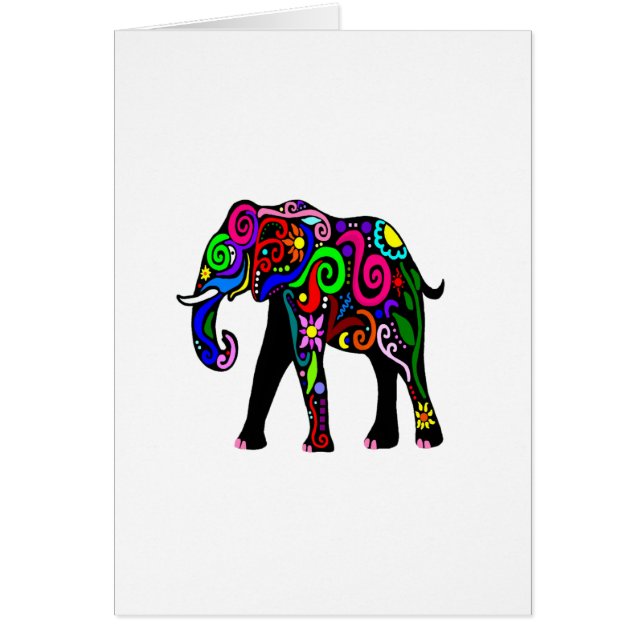 Psychedelischer Elefant (Vorne)