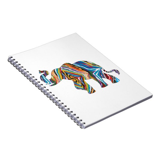 psychedelischer Elefant Notizblock (Rechte Seite)