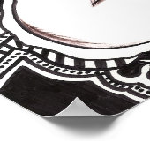 Psychedelischer Elephant Poster (Ecke)