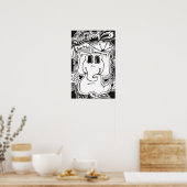 Psychedelischer Elephant Poster (Küche)