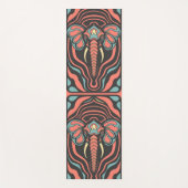 Psychedelischer Elephant Yogamatte (Vorderseite)