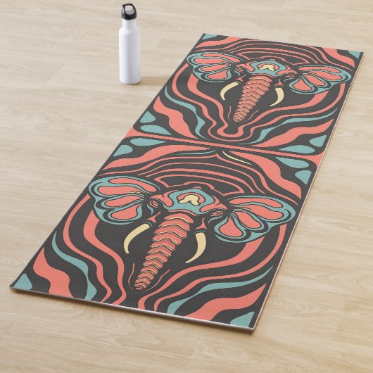 Psychedelischer Elephant Yogamatte (Beispiel)