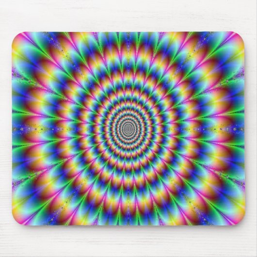Psychedelischer Entwurf Mousepad (Vorne)