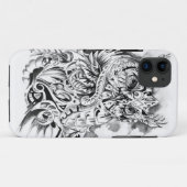 Psychedelischer Eule iPhone 5/5s Fall Case-Mate iPhone Hülle (Rückseite (Horizontal))