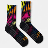 Psychedelischer farbiger Swirl Socken (Rechts)