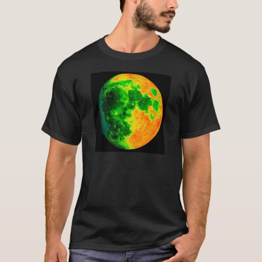 psychedelischer Farbmond T-Shirt (Vorderseite)