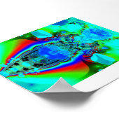 psychedelischer Fehler- Poster (Ecke)