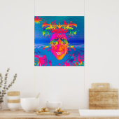 Psychedelischer Fisch Poster (Küche)