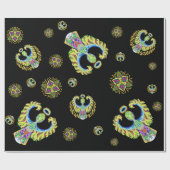 Psychedelischer Flash ~Christmas~ Wrapping Paper Geschenkpapier (Flach)