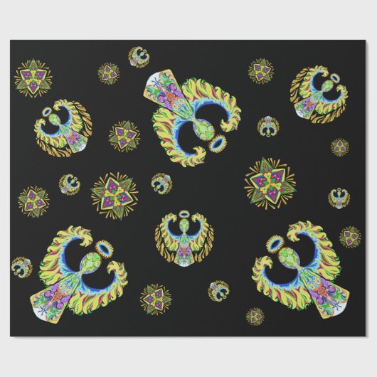 Psychedelischer Flash ~Christmas~ Wrapping Paper Geschenkpapier (Flach)