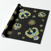 Psychedelischer Flash ~Christmas~ Wrapping Paper Geschenkpapier (Ungerollt)