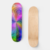 Psychedelischer Flyer Skateboard (Vorderseite)