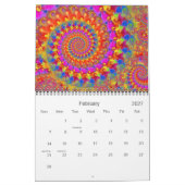 Psychedelischer Fraktal-Kunst-Kalender 2012 Kalender (Feb 2027)
