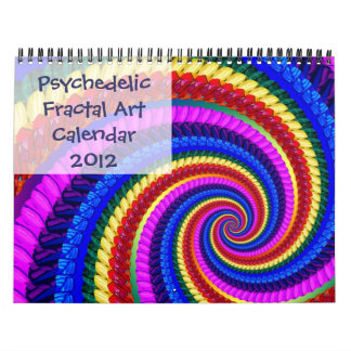 Psychedelischer Fraktal-Kunst-Kalender 2012 Kalender