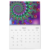 Psychedelischer Fraktal-Kunst-Kalender 2012 Kalender (Mär 2026)