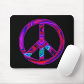 Psychedelischer Frieden Mousepad (Mit Mouse)