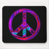 Psychedelischer Frieden Mousepad (Vorne)