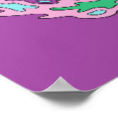 Psychedelischer Frieden Poster (Ecke)