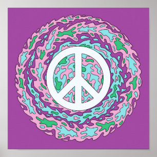 Psychedelischer Frieden Poster