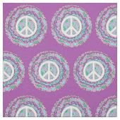 Psychedelischer Frieden Stoff (Muster)