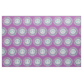 Psychedelischer Frieden Stoff (Fat Quarter (45,7 x 55,9 cm))