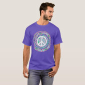 Psychedelischer Frieden T-Shirt (Vorne ganz)