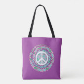 Psychedelischer Frieden Tasche (Rückseite)