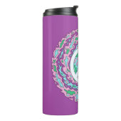 Psychedelischer Frieden Thermosbecher (Nach links gedreht)