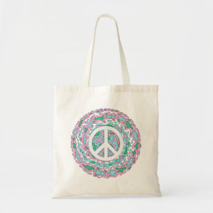 Psychedelischer Frieden Tragetasche