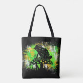 Psychedelischer Frosch Tasche (Rückseite)