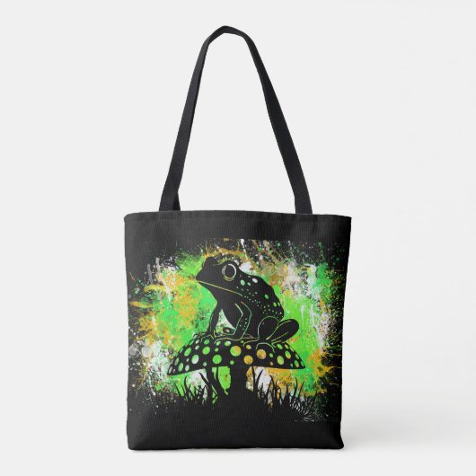 Psychedelischer Frosch Tasche (Rückseite)