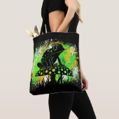 Psychedelischer Frosch Tasche (Von Nahem)