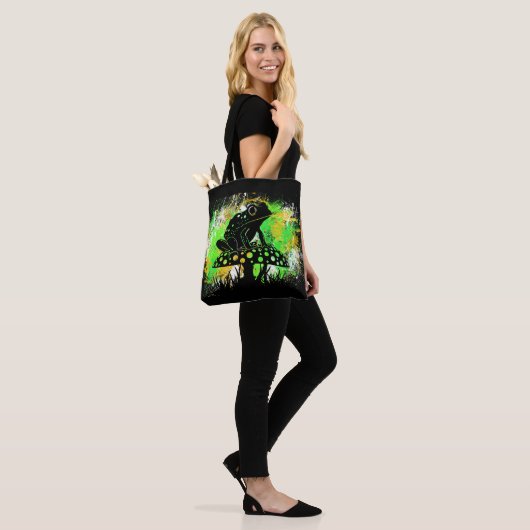 Psychedelischer Frosch Tasche (Am Model)