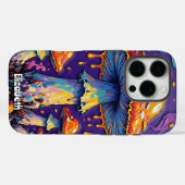 Psychedelischer Fungi Case-Mate iPhone Hülle (Rückseite (Horizontal))