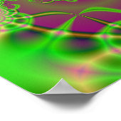 psychedelischer Garten 2 Poster (Ecke)