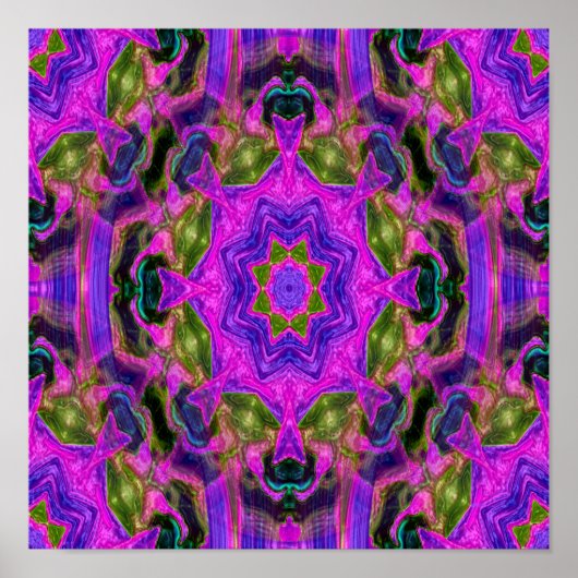 Psychedelischer Garten.... Poster (Vorne)