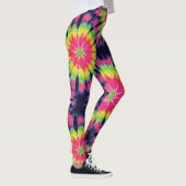 Psychedelischer Gefärbte Krawatte-Effekt Nahtloses Leggings (Rechts)