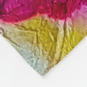Psychedelischer Geist. Gefärbte Krawatte aus mehrf Fleecedecke (Ecke)