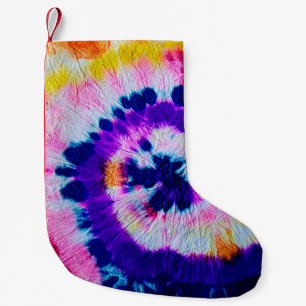 Psychedelischer Geist. Gefärbte Krawatte aus mehrf Kleiner Weihnachtsstrumpf