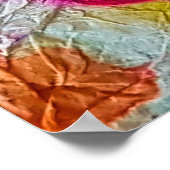 Psychedelischer Geist. Gefärbte Krawatte aus mehrf Poster (Ecke)