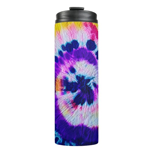 Psychedelischer Geist. Gefärbte Krawatte aus mehrf Thermosbecher (Vorderseite)