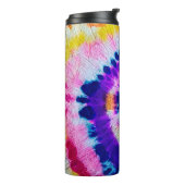 Psychedelischer Geist. Gefärbte Krawatte aus mehrf Thermosbecher (Nach links gedreht)