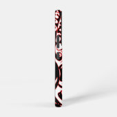 Psychedelischer Geist - Schwarz-weiß und rot Samsung Galaxy Hülle (Rechte Seite)