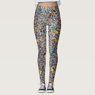 Psychedelischer Gepard Leggings