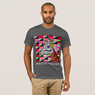Psychedelischer Giraffen-T - Shirt durch NJPunks