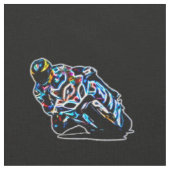 Psychedelischer glühender laufender stoff (Nahaufnahme)