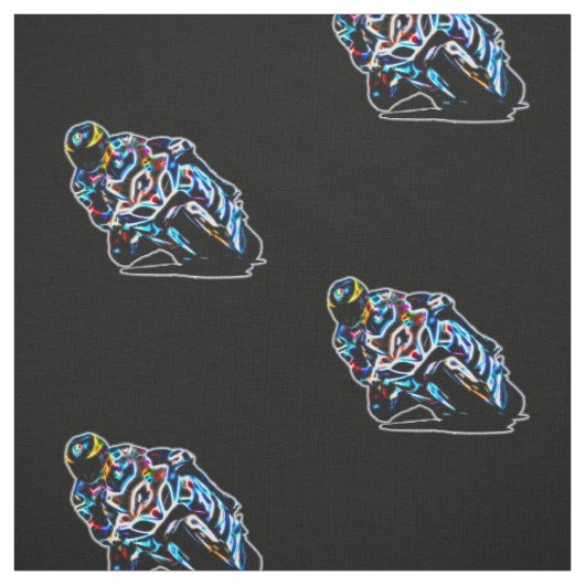 Psychedelischer glühender laufender stoff (Muster)