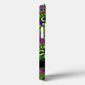 Psychedelischer GOA OM Muster Individuelle Name Case-Mate iPhone Hülle (Rückseite / Rechts)