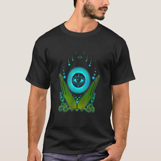 Psychedelischer Goa-Trance Darkpsy Psytrance T-Shirt (Vorderseite)