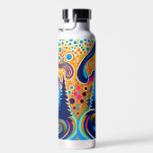 Psychedelischer Golfplatz in den Bergen Trinkflasche (Rechts)